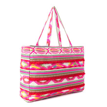 Load image into Gallery viewer, MYRA CARNIVAL WEEKENDER BAG IN NEON FUCHSIA