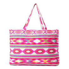 Load image into Gallery viewer, MYRA CARNIVAL WEEKENDER BAG IN NEON FUCHSIA