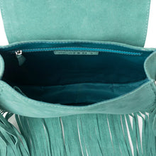 Load image into Gallery viewer, MYRA MOHAVE MEADOW LEATHER BAG IN DUSTY JADE