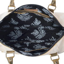 Load image into Gallery viewer, MYRA SUMMIT LINE LEATHER LAPTOP BAG IN DESERT CREAM