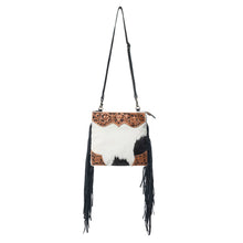 Load image into Gallery viewer, MYRA TUMBLEWEED TRAIL FRINGED HAND-TOOLED BAG
