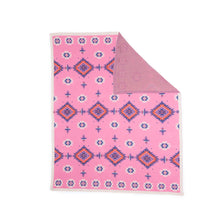 Load image into Gallery viewer, MYRA FIELD OF PRARIE ROSES COTTON THROW
