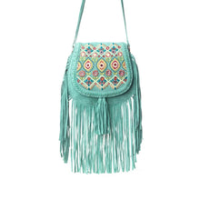 Load image into Gallery viewer, MYRA MOHAVE MEADOW LEATHER BAG IN DUSTY JADE
