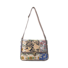 Load image into Gallery viewer, MYRA WILDFLOWER TRACE MESSENGER BAG IN SUNRISE PATCH

