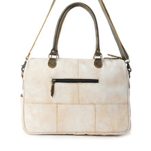 Load image into Gallery viewer, MYRA SUMMIT LINE LEATHER LAPTOP BAG IN DESERT CREAM
