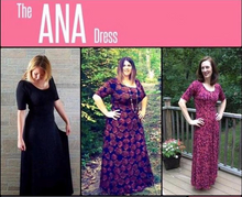 Load image into Gallery viewer, LULAROE PINK AND WHITE TRIANGLE ANA DRESS
