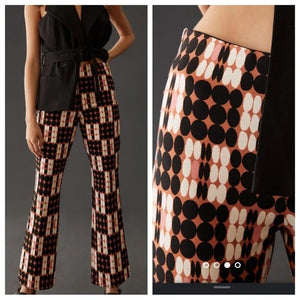 MAEVE THE MARGOT BY ANTHROPOLOGIE POLKA DOT PANTS